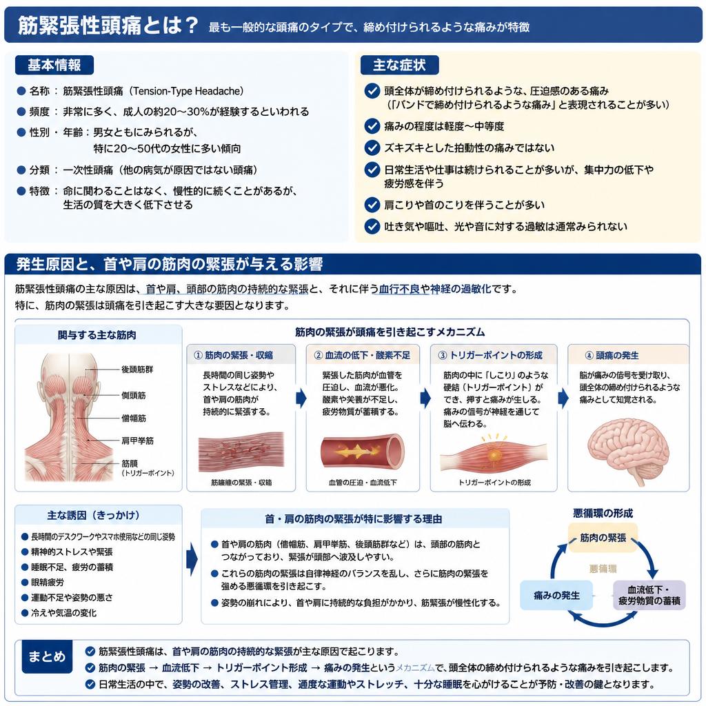 筋緊張性頭痛とは？