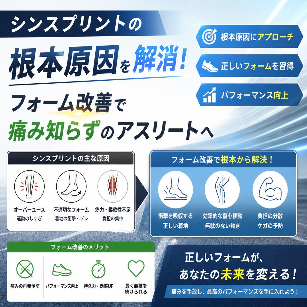 シンスプリントの根本原因を解消！フォーム改善で痛み知らずのアスリートへ