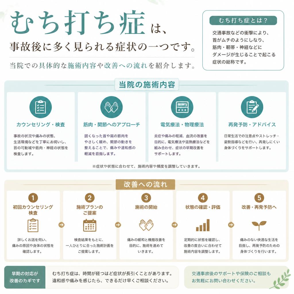 むち打ちへのアプローチ