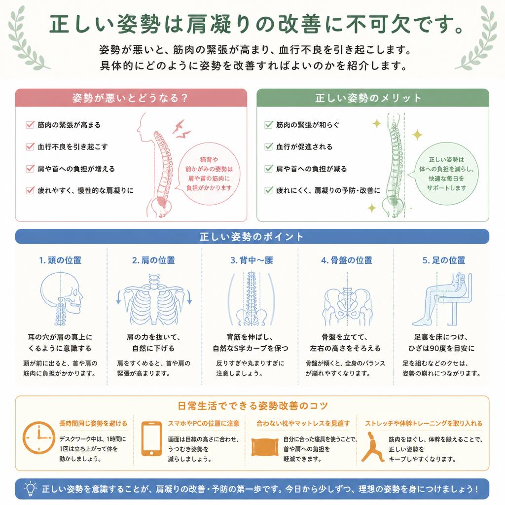 姿勢改善の重要性