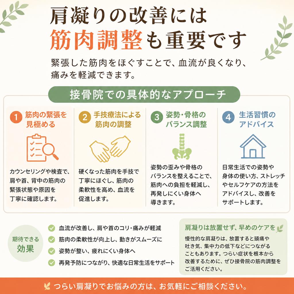 筋肉調整の効果