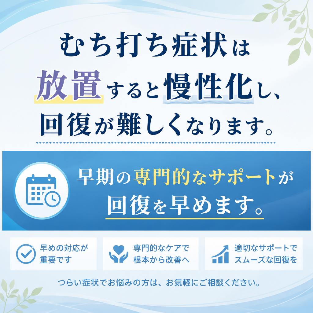 早期回復の重要性